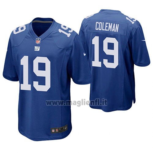 Maglia NFL Game New York Giants Corey Coleman Blu